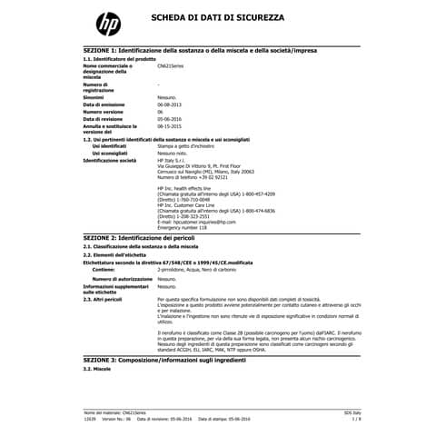 Cartuccia inkjet 970 HP nero  CN621AE